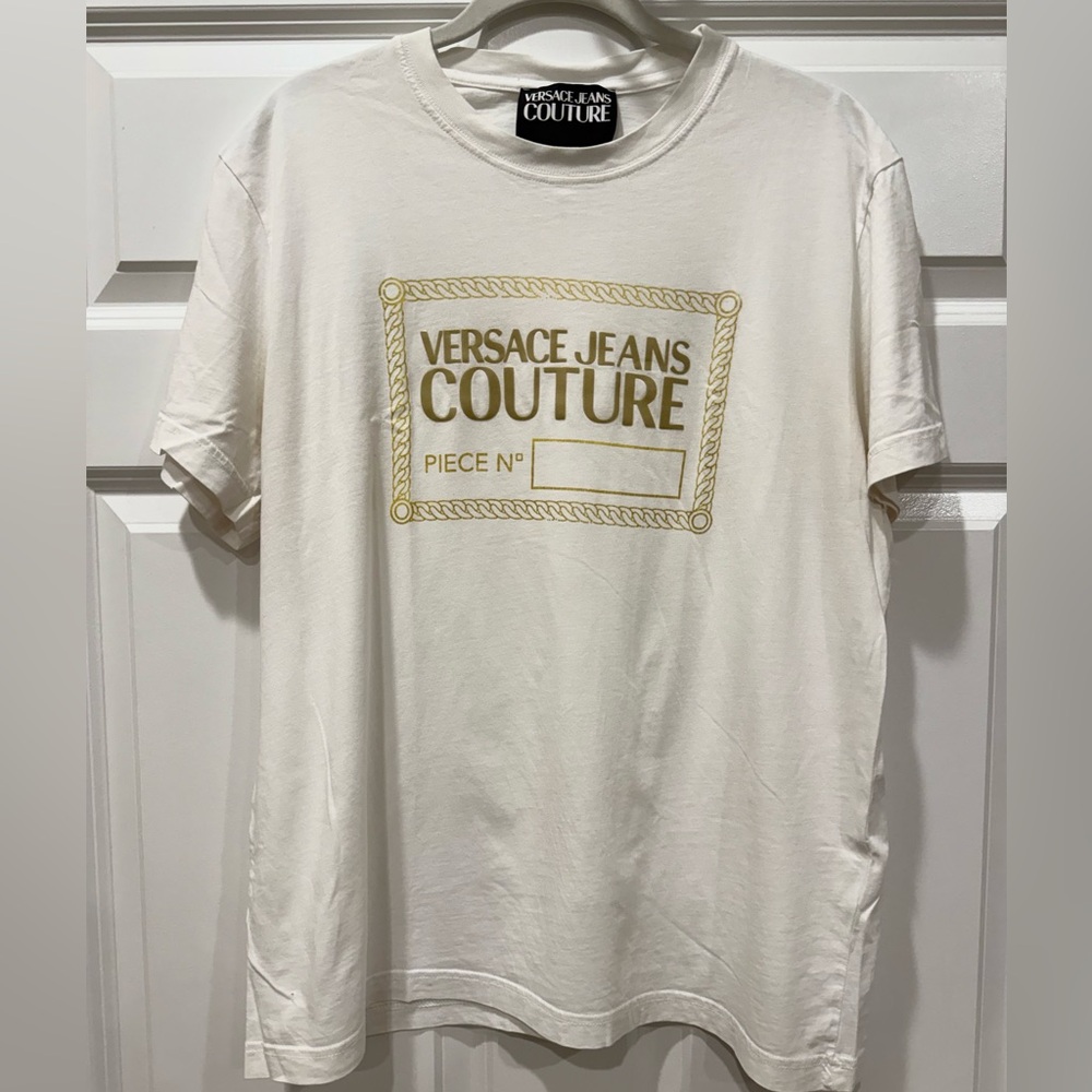 Versace Jeans Collection White Short Sleeve Tee